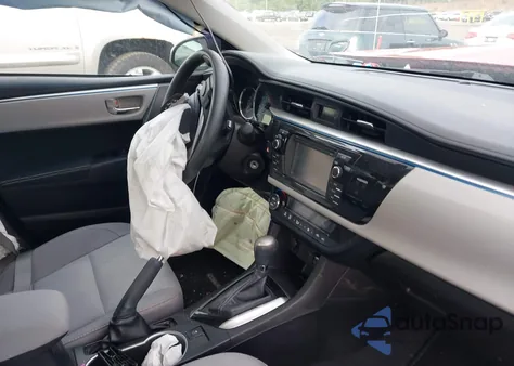 2015 Toyota Corolla Le from USA, damaged, VIN 2T1BURHE8FC456313